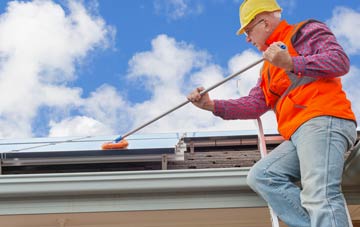 Foxhills soft wash roof cleaning